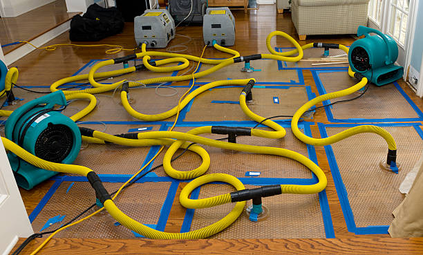 Professional Storm Water Damage Restoration technician working in Far Rockaway, NY